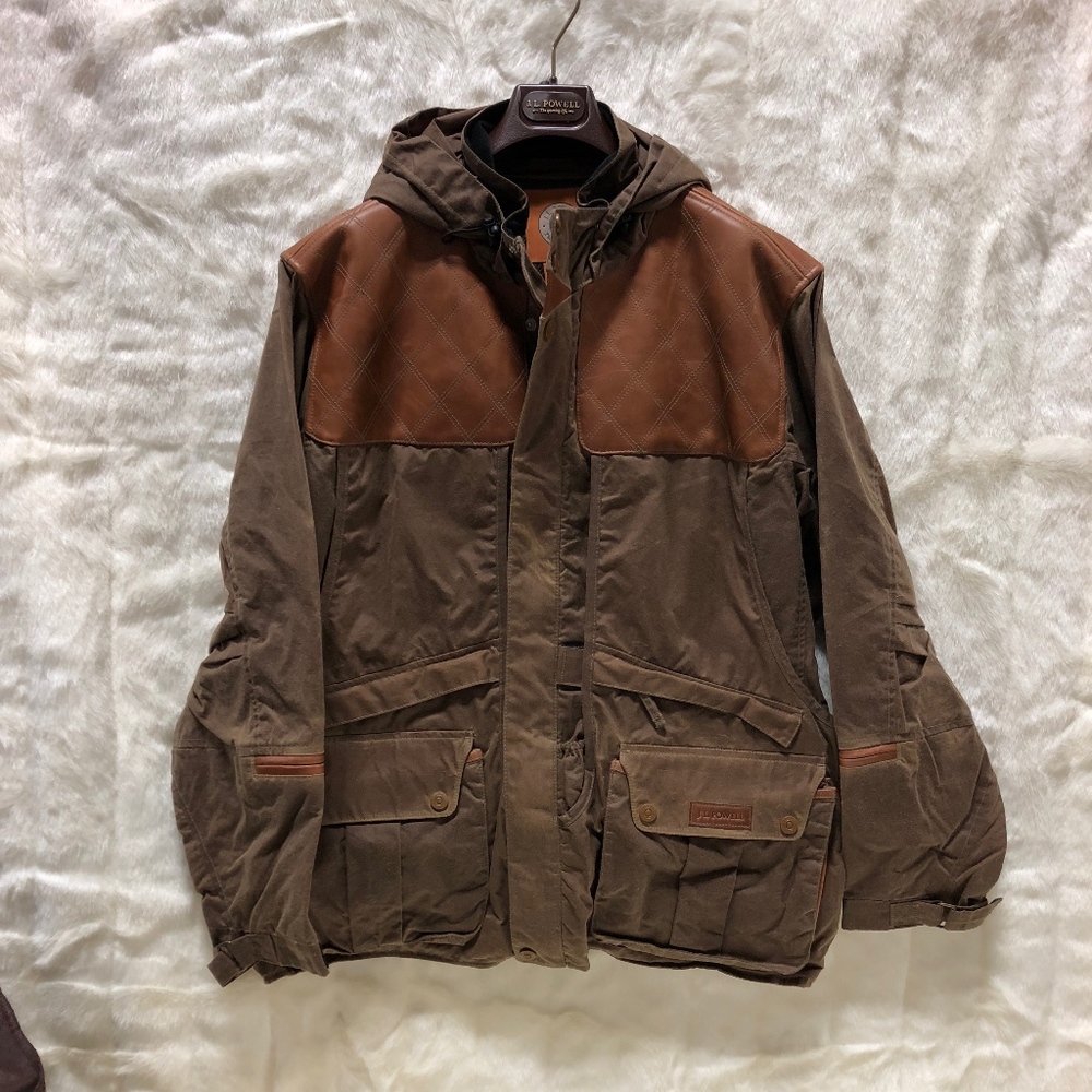 Mens L J.L. Powell Hunting Jacket Wax Cotton